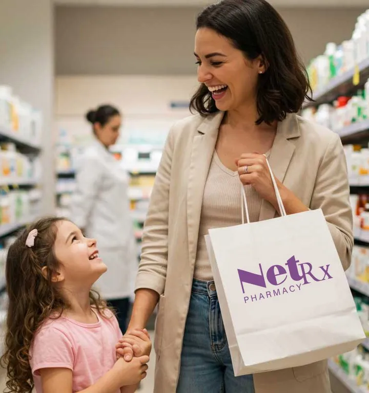 happy patient visiting NetRx Pharmacy